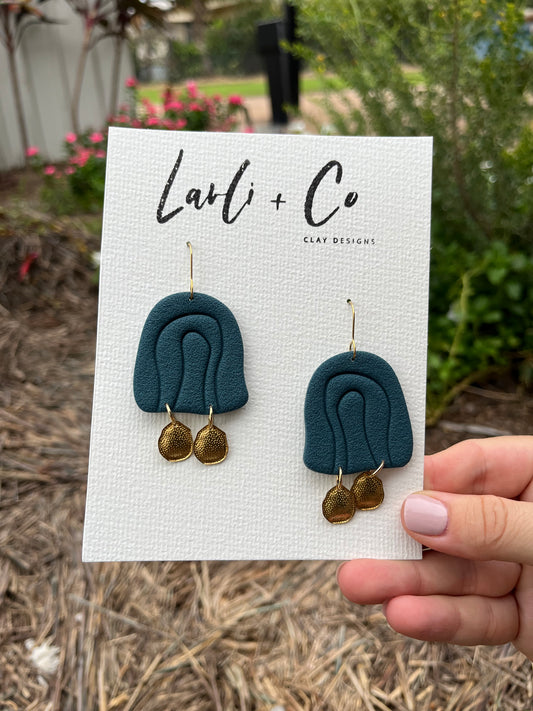 “The Lux" Navy Dangles